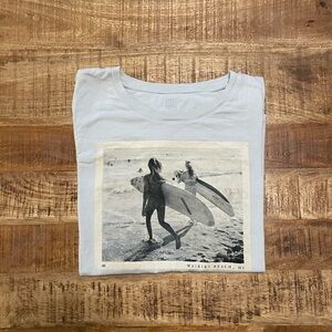 Albion Waikiki Beach Surfing Basic Crew Neck Tee